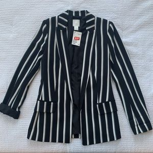 H&M Striped Blazer